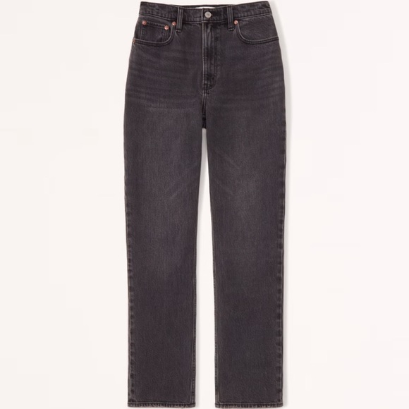 Curve Love ultra high rise 90’s straight jeans size 8 short - Picture 2 of 10